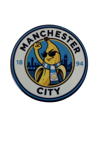 Manchester city badges banana - manchester,