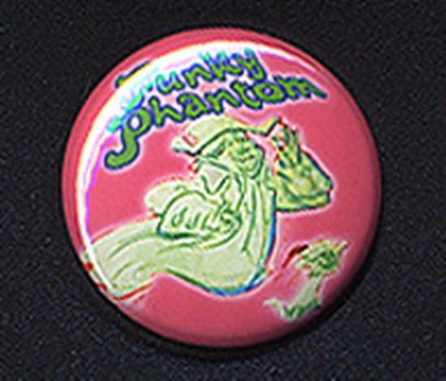 Funky phantom badge button - phantom,