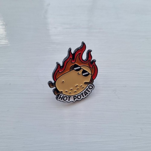 Hot potato funny enamel - hot,