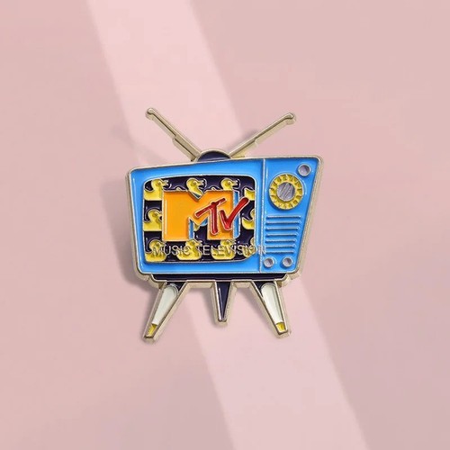 Retro enamel pin funny - enamel,