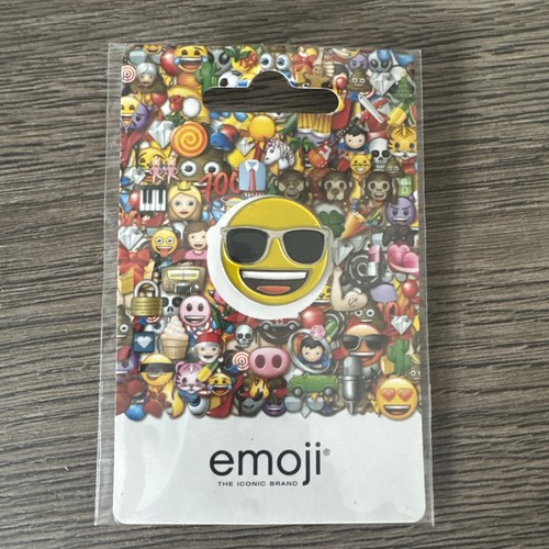 Emoji cool pin badge - emoji,