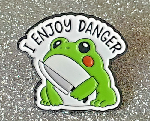 Cute frog quote enjoy - frog, danger