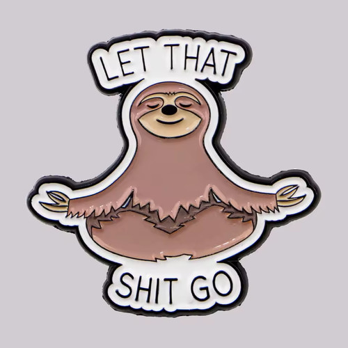 Cute sloth meditating fun - cute,